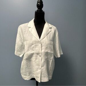 Everlane Linen Workwear Shirt, Sz M, NWT